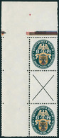 Neuf Sans Charnière N° 417, 8pf + Croix + 8 Pf, Paire Verticale, Cdf, Superbe, Michel S 55 - Otros & Sin Clasificación