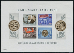 Neuf Sans Charnière N° 2/3, 70 Anniversaire Mort De Karl Marx, Blocs Dentelés + ND, T.B. - Andere & Zonder Classificatie