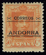 Neuf Avec Charnière N° 9B, 50c Orange Dentelé 13 X 12 1/2, Bdf, T.B. Maury - Otros & Sin Clasificación