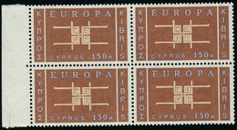 Neuf Sans Charnière N° 217/19, La Série Europa 1963, Blocs De 4, Bdf, T.B. - Otros & Sin Clasificación