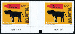 Neuf Sans Charnière N° 1913/6, Pro Juventute 2006 Série Autocollant En Paire Interpanneau T.B. Cat Suisse S 82/85 : 600  - Autres & Non Classés