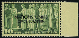 Neuf Sans Charnière N° 313/5, 3, 5 Et 10f Nations Unies T.B. - Andere & Zonder Classificatie