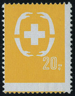 Neuf Avec Charnière N° 566, 20r Croix Rouge Couleur Jaune Seule, T.B. - Other & Unclassified