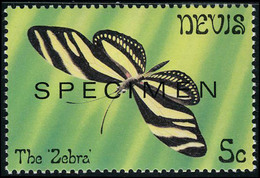 Neuf Sans Charnière N° 73/6, + 110/6, Les 2 Séries Papillons Surchargés Spécimen, T.B. - Altri & Non Classificati