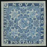 Neuf Sans Gomme N° 2, 3p Bleu Réparé Aspect T.B. - Altri & Non Classificati