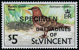 Neuf Sans Charnière N° 3/17, La Série Oiseaux Surchargée Spécimen T.B. - Sonstige & Ohne Zuordnung