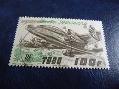 TIMBRE  TOGO  POSTE  AERIENNE    N  19   COTE  2,50  EUROS  OBLITERE - Used Stamps