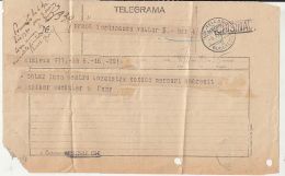 65398- TELEGRAMME SENT FROM CHISINAU TO BUCHAREST, TELEGRAPH, 1930, ROMANIA - Telegraaf