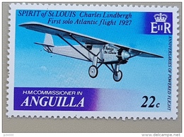 ANGUILLA Avion, Avions, Plane. Planes, ** MNH. 1 Valeur Emise En 1989 - Flugzeuge