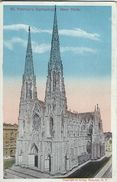 St. Patrick`s Cathedral  New York   Sent To Denmark 1916    S-3995 - Churches