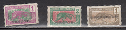 OUBANGUI * LOT DE 3 TIMBRES - Unused Stamps
