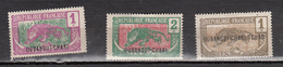 OUBANGUI * LOT DE 3 TIMBRES - Neufs