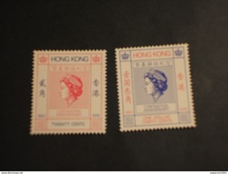 HONG KONG - 1978 REGINA  2 VALORI - NUOVI(++) - Unused Stamps