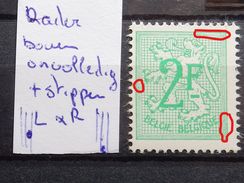 1973 Heraldieke Leeuw  2fr  Mut Curiositeit Onvolledig Kader En Kleurstippen In Kader SANS CHARNIERE/POSTFRIS/MNH - 1971-1980