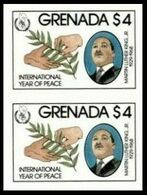 GRENADA 1986 Dr.Martin Luther King IYP $4 IMPERF.PAIR - Martin Luther King