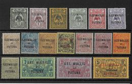 WALLIS ET FUTUNA - 1920 - YVERT N°1/17 * MLH - COTE = 54 EUR - Neufs