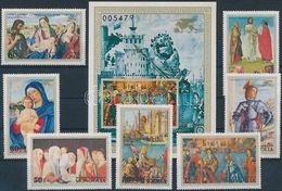 Mongolia Stamp Paintings Set + Block MNH 1972 Mi 722-728 + 30 WS191684 - Mongolie