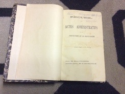 RECUEIL DE 1894. ACTES ADMINISTRATIFS DE HAUTE SAONE.  26/9/17 - Franche-Comté