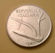 MONETA COINS ITALIA ITALY 10 LIRE 1983 REPUBBLICA OTTIMA CONSERVAZIONE - 10 Lire