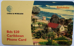 Barbados Cable And Wireless Bds $20 263CBDG   " Bathsheba " - Barbados (Barbuda)