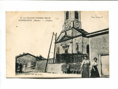 CP - PIERREFITTE  (55)L EGLISE  LA GRANDE GUERRE 1914.1916 - Pierrefitte Sur Aire