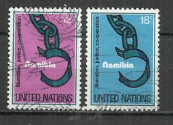 UNITED NATIONS NEW YORK OFFICES 1978 - NAMIBIA - CPL. SET - USED OBLITERE GESTEMPELT USADO - Oblitérés