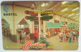 88CBDD Cruise Terminal $10 With Slash C/n - Barbados