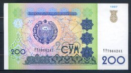 506-Ouzbekistan Billet De 200 Sum 1997 YY794 - Ouzbékistan