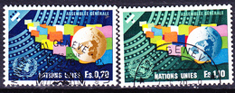 UNO Genf  Geneva Geneve - Generalversammlung Der UN (MiNr. 78/9) 1978 - Gest Used Obl - Gebruikt