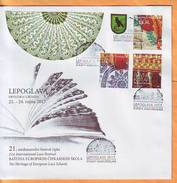 Croatia 2017 Y Commemorative Envelope 21st Lace Festival Postmark Lepoglava 21.09. - Croatia