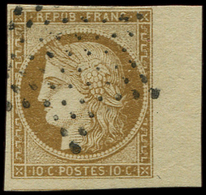 EMISSION DE 1849 -  1    10c. Bistre Jaune, Bdf, Obl. ETOILE, TB - 1849-1850 Cérès