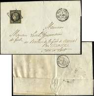 Let EMISSION DE 1849 - Let  3    20c. Noir Sur Jaune, Obl. GRILLE S. LSC, Càd ASSEMBLEE NATIONALE/POSTES 7/3/50, Frappe  - 1849-1850 Cérès