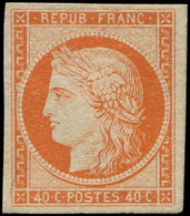 ** EMISSION DE 1849 - **   5    40c. Orange, Très Frais, TTB - 1849-1850 Cérès