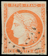EMISSION DE 1849 -  5    40c. Orange, Obl., Frais Et TB - 1849-1850 Cérès