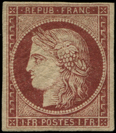 * EMISSION DE 1849 - *    6b    1f. Carmin Foncé, TB. C - 1849-1850 Cérès