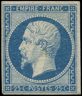 * EMPIRE NON DENTELE - *    15   25c. Bleu, Très Frais Et Quasiment **, TTB. J - 1853-1860 Napoléon III