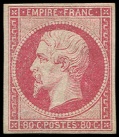 * EMPIRE NON DENTELE - *    17Bb 80c. Rose Pâle, TB. J - 1853-1860 Napoléon III