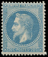 ** EMPIRE LAURE - **   29B  20c. Bleu, T II, Frais Et TTB - 1863-1870 Napoléon III Lauré