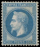* EMPIRE LAURE - *    29A  20c. Bleu, T I, Frais Et TB - 1863-1870 Napoléon III Lauré