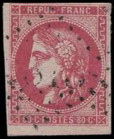 EMISSION DE BORDEAUX -  49   80c. Rose, Oblitéré GC, TB - 1870 Emission De Bordeaux