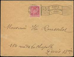 Let TYPE SAGE SUR LETTRES - Let  N°98 Obl. Méc. UNITED STATES/POSTAL STATION 12/10, PARIS EXPO 1900 S. Env., Cérès N°3,  - 1877-1920: Période Semi Moderne