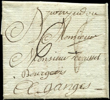 Let OBLITERATIONS PAR DEPARTEMENTS - Let  46/LOZERE MP Manuscrite "Pompadour" Sur LAC De 1786, TB - 1849-1876: Période Classique