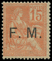 ** FRANCHISE MILITAIRE - **   1    15c. Orange, TB - Timbres De Franchise Militaire