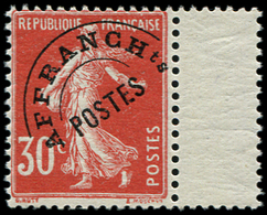 ** PREOBLITERES - **   58  Semeuse Camée, 30c. Rouge, Bdf, TB - 1893-1947