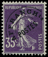 ** PREOBLITERES - **   62  Semeuse Camée, 35c. Violet, Excellent Centrage, TTB - 1893-1947