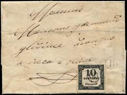 Let TAXE - Let  2A  10c. Noir Typo, T II, Obl. OR Sur LAC De 14/7/62, Boite B De Chapéry, TB - 1859-1959 Neufs