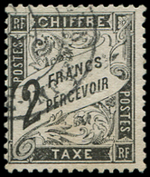 TAXE -  23   2f. Noir, Obl., TB. C - 1859-1959 Neufs