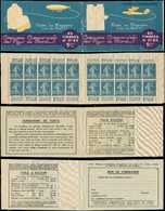 CARNETS (N°Cérès Jusqu'en1964) -  40   Semeuse Camée, 25c. Bleu, N°140B, T II, S. 86, CCPN, S.a., TB - Autres & Non Classés