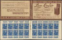 CARNETS (N°Cérès Jusqu'en1964) -  145  Jeanne D'Arc, 50c. Bleu, N°257, T I, S. 164-N, LUX RADIO, TTB - Autres & Non Classés