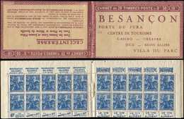 CARNETS (N°Cérès Jusqu'en1964) -  146  Jeanne D'Arc, 50c. Bleu, N°257, T I, S. Strasbourg, BESANCON, Haut De Feuille, Tr - Autres & Non Classés